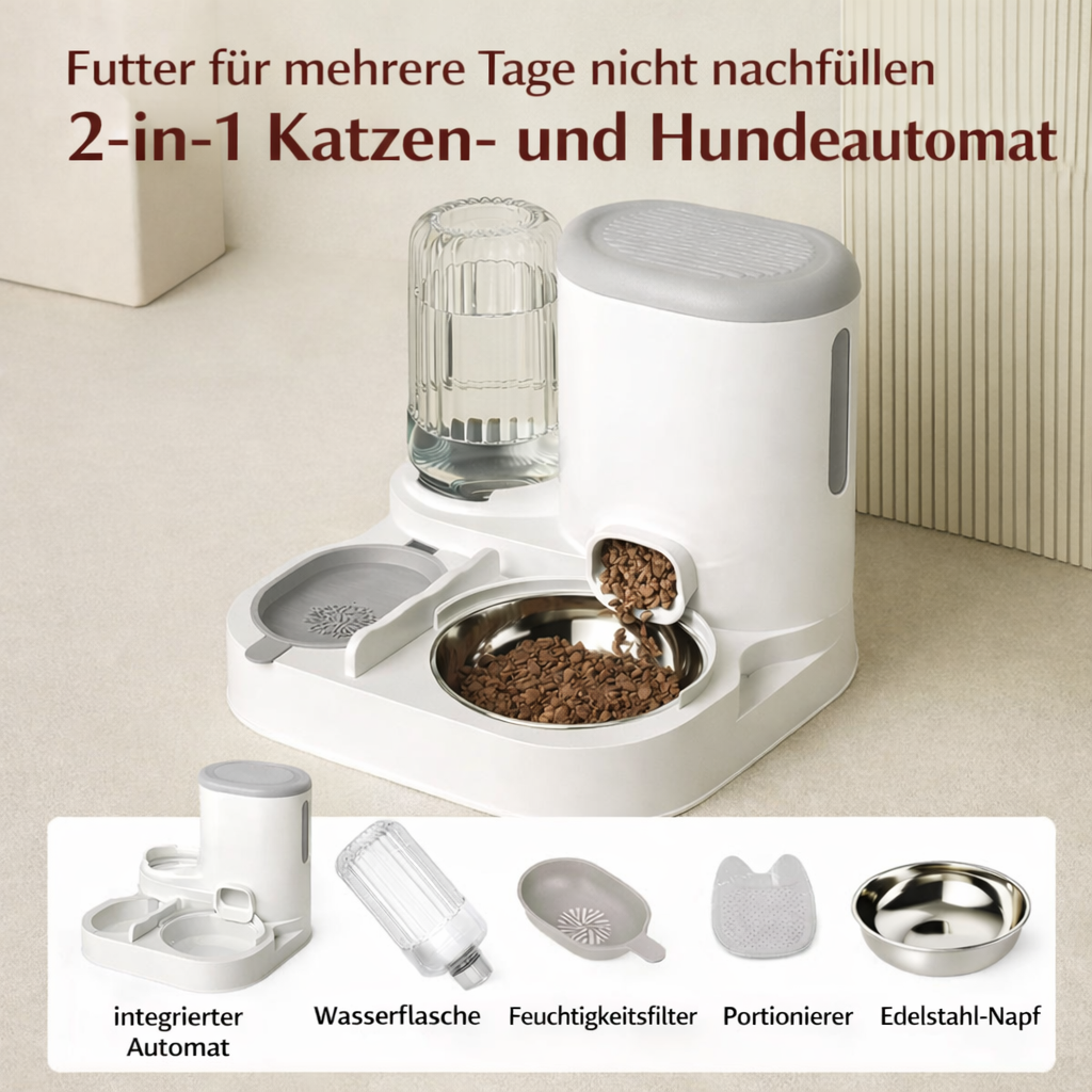 Auotmatischer Futternapf für katzen und hunde