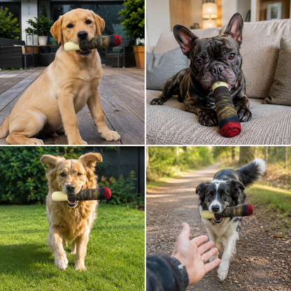 Plüsch-Zigarrenspielzeug für Hunde