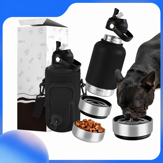 3-in-1 Trinkflasche für Hunde & Katzen