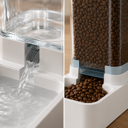 Automatischer Futter & Wasser Spender für Hunde