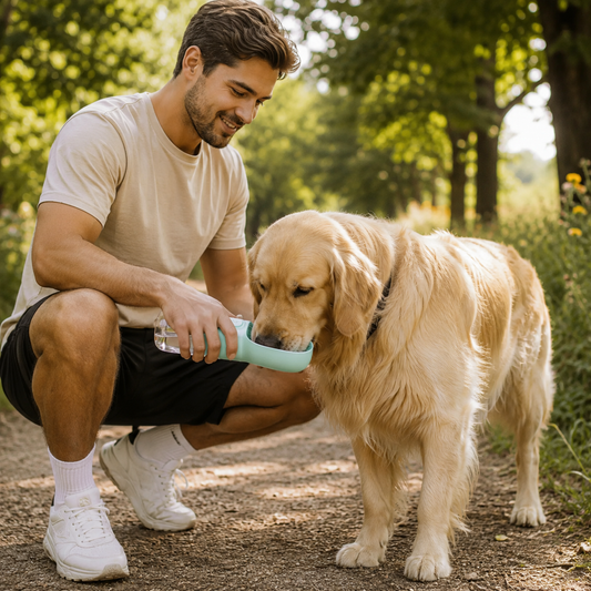 Tragbare Hundetrinkflasche