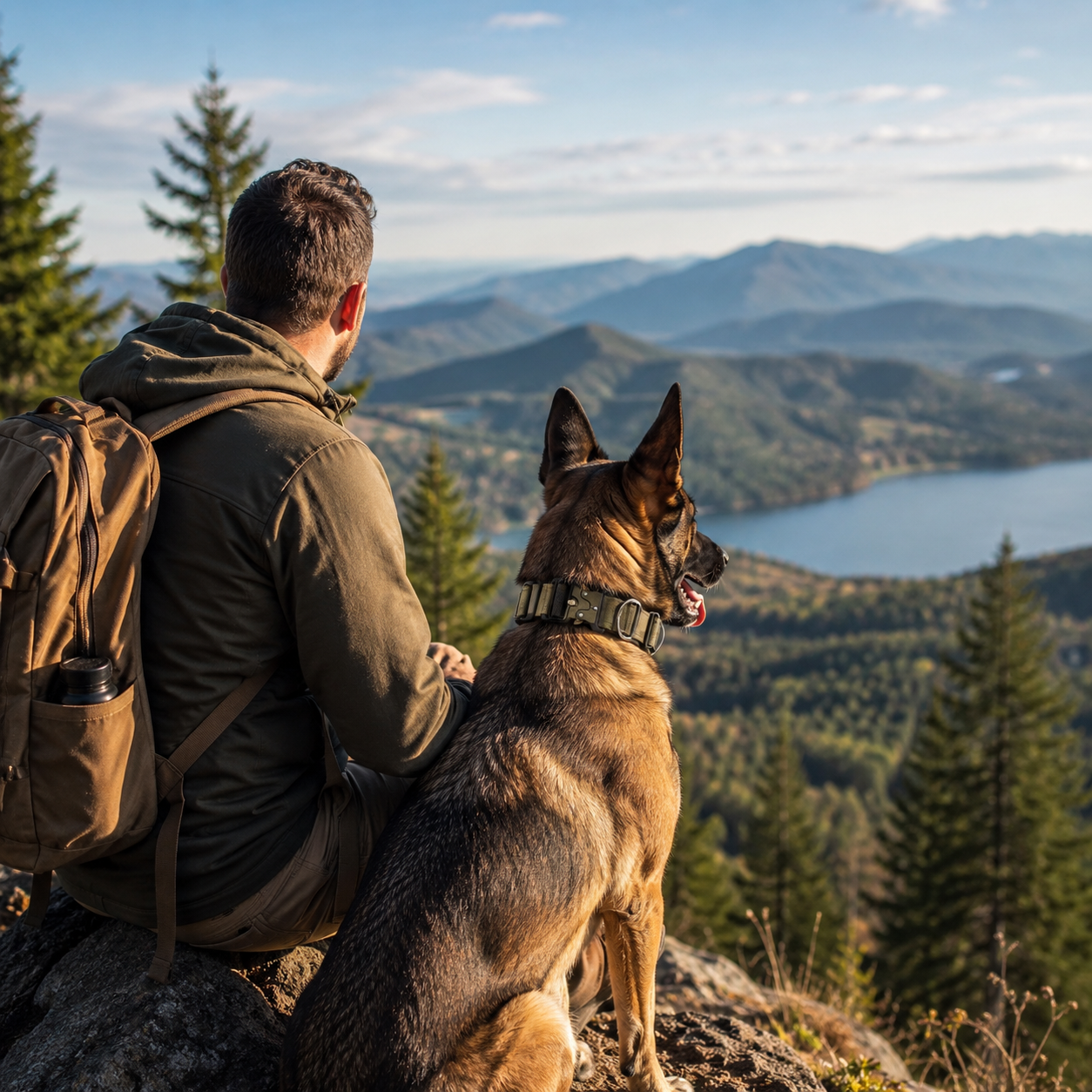 Taktisches Hundehalsband & Geschirr