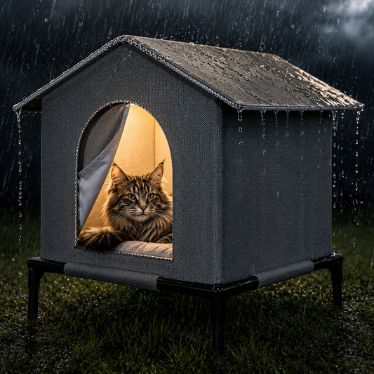 Wetterfestes Katzenhaus Outdoor