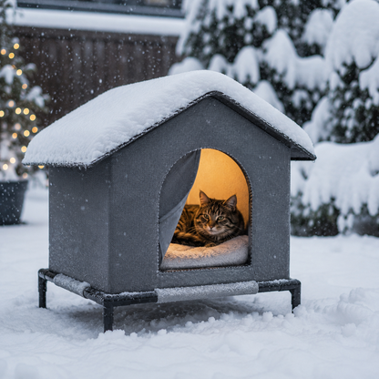 Wetterfestes Katzenhaus Outdoor