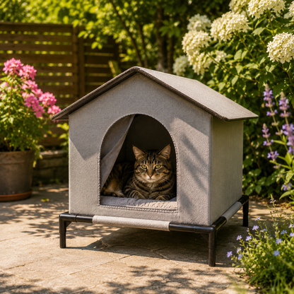 Wetterfestes Katzenhaus Outdoor