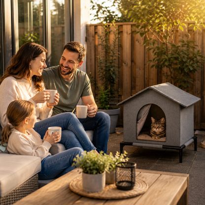 Wetterfestes Katzenhaus Outdoor