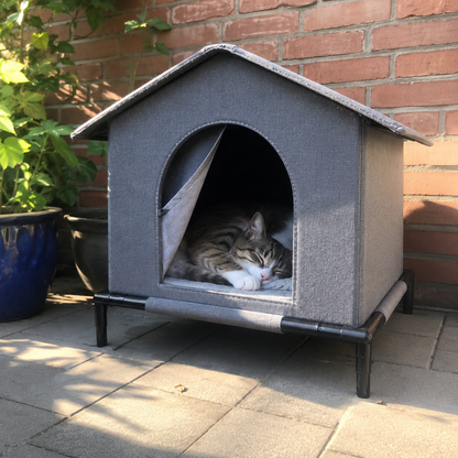 Wetterfestes Katzenhaus Outdoor