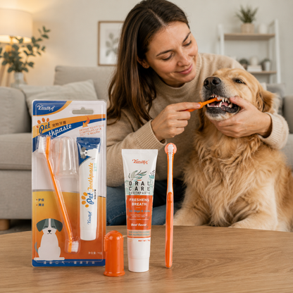 Zahnpflege Set für Hunde & Katzen