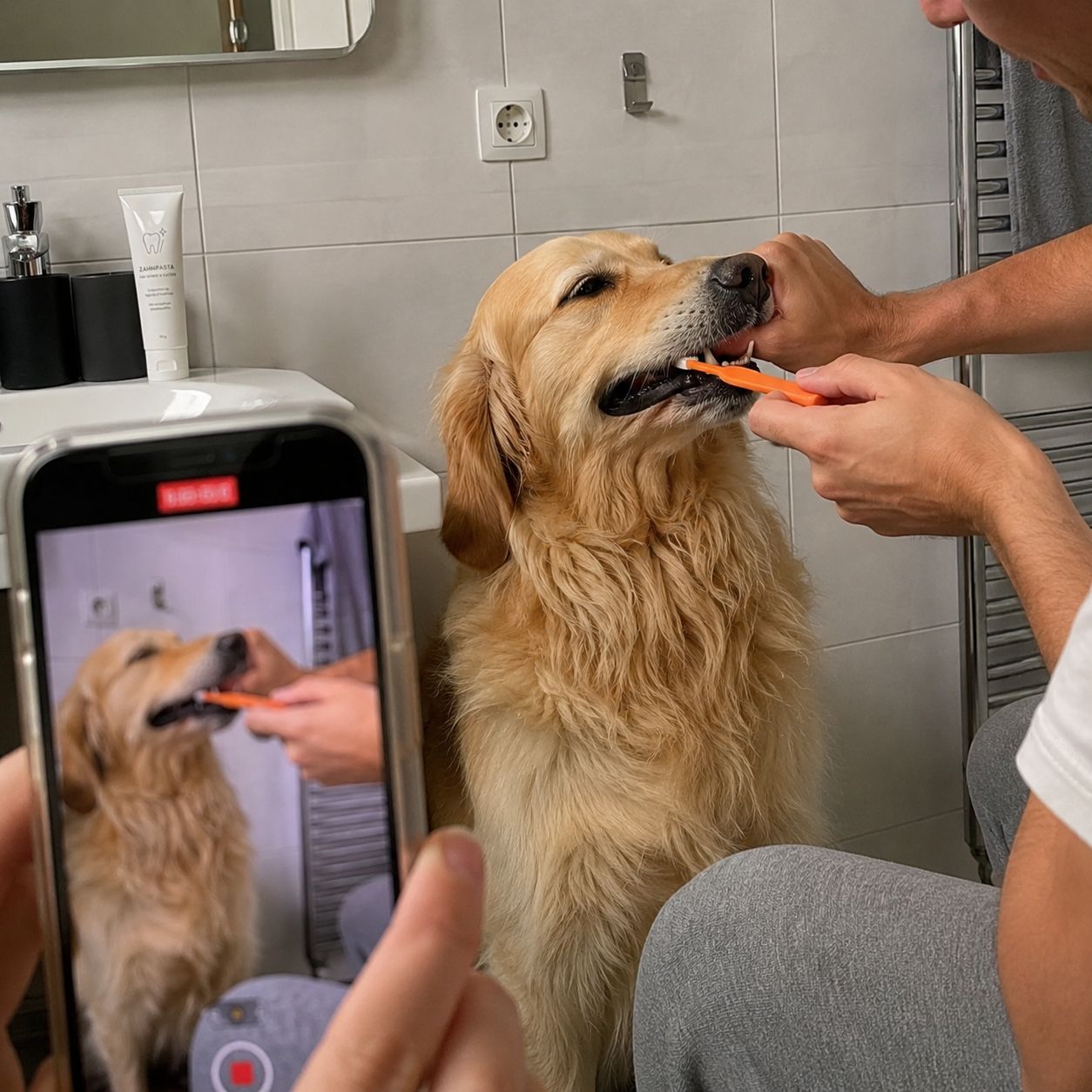 Zahnpflege Set für Hunde & Katzen