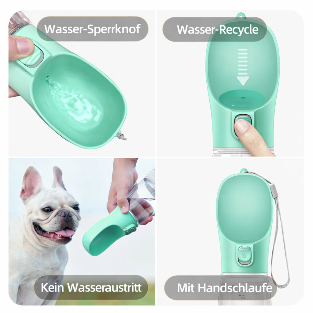 Tragbare Hundetrinkflasche