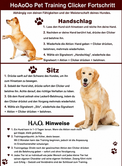 Training Clicker für Hunde & Katzen