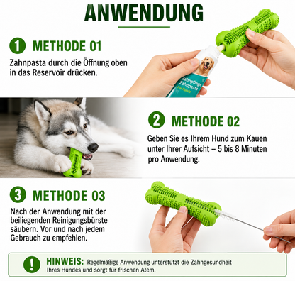 Zahnreinigungs-Kauspielzeug für Hunde