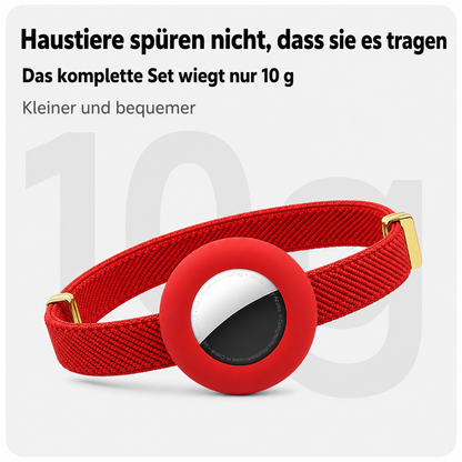 Katzenhalsband mit GPS-Tracker Halter