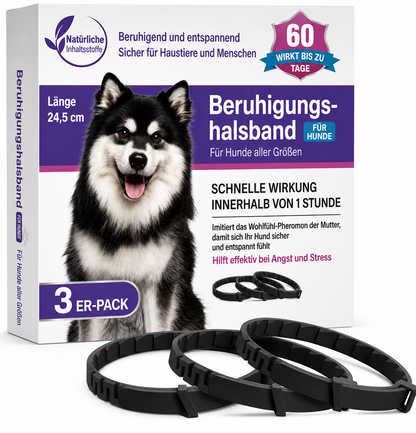 Beruhigendes Zecken- & Flohschutz Halsband für Hunde