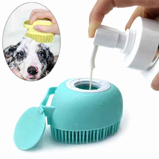 Silikon Badebürste für Hunde & Katzen