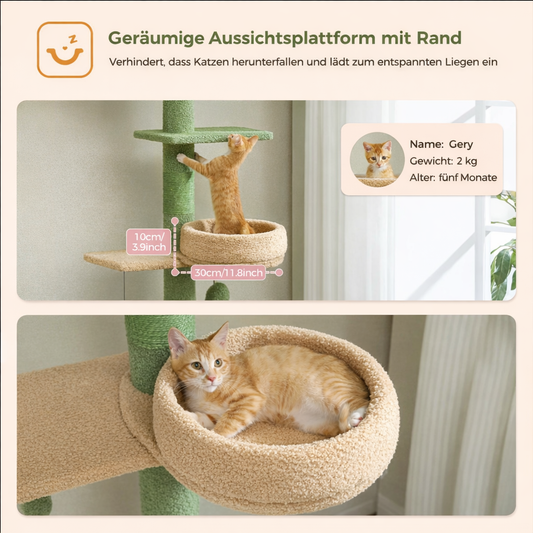 Verstellbarer Katzen Kratzbaum