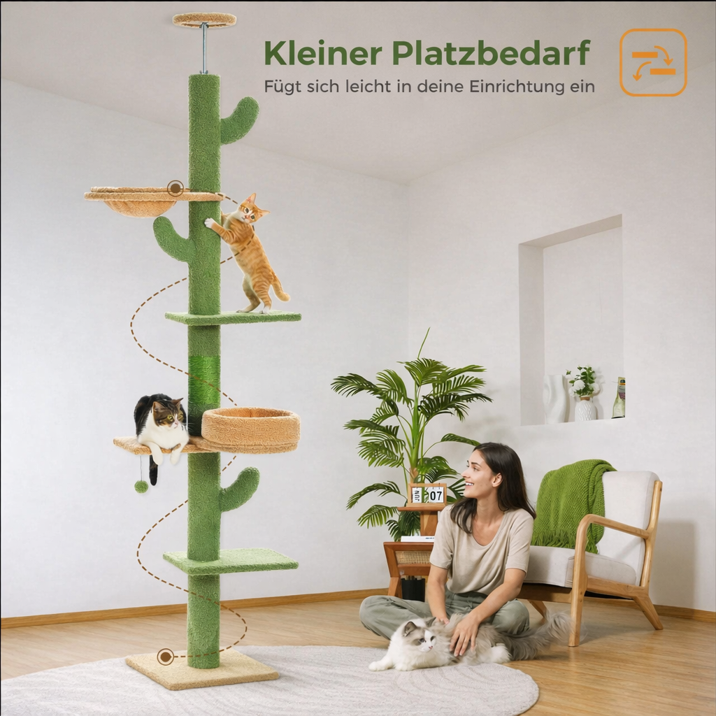 Verstellbarer Katzen Kratzbaum