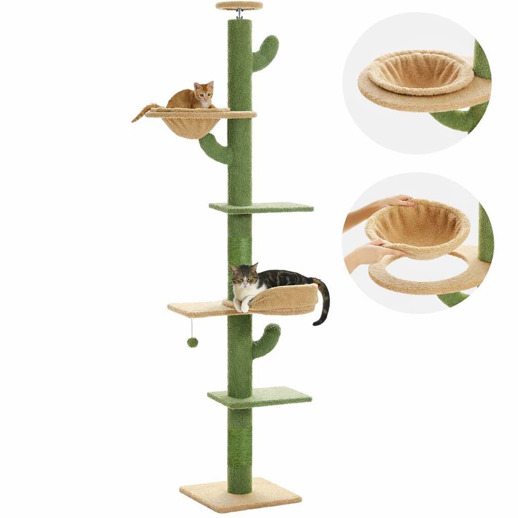 Verstellbarer Katzen Kratzbaum