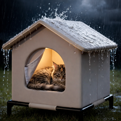 Wetterfestes Katzenhaus Outdoor