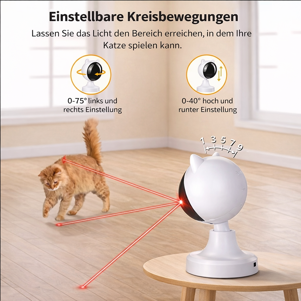 Automatisches Laser Katzenspielzeug
