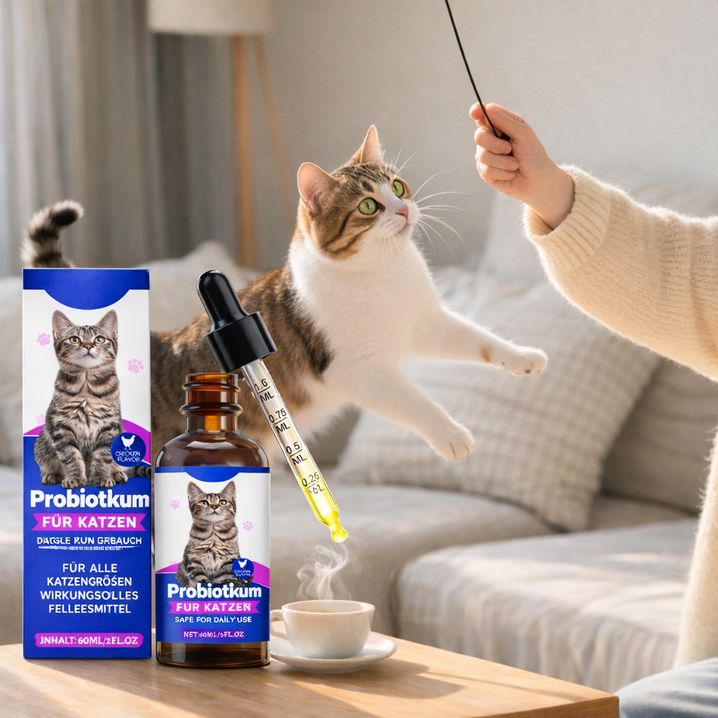 Probiotische Tropfen für Katzen