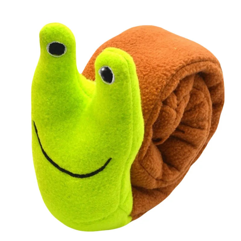 Plüsch Schnecke Hundespielzeug