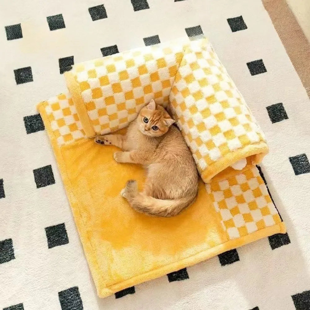 2-in-1 Katzen-Tunnelbett