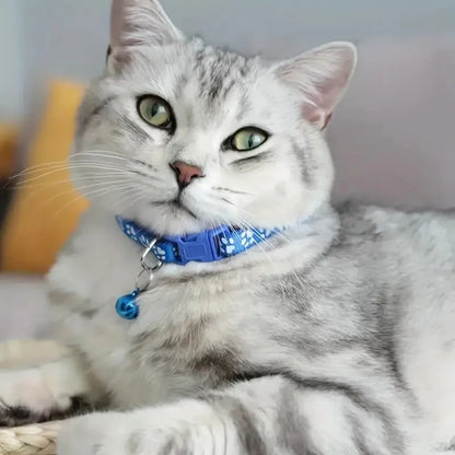 Verstellbares Halsband mit Glöckchen für Hunde & Katzen