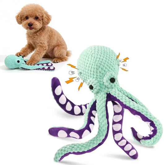 Plüsch Oktopus Hundespielzeug