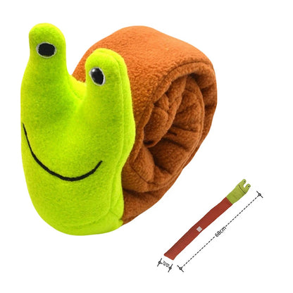 Plüsch Schnecke Hundespielzeug
