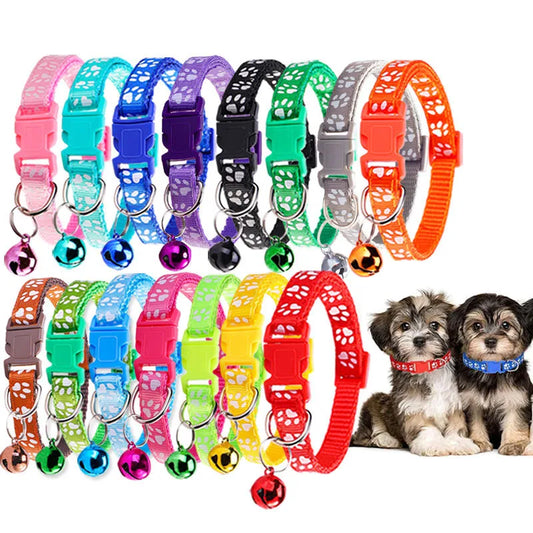 Verstellbares Halsband mit Glöckchen für Hunde & Katzen