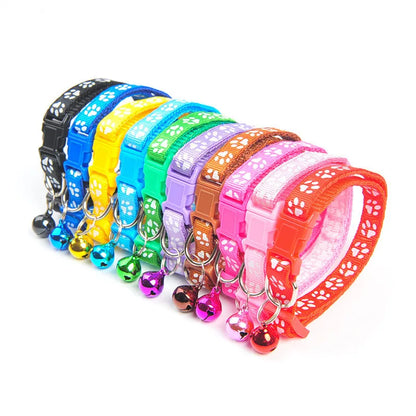 Verstellbares Halsband mit Glöckchen für Hunde & Katzen