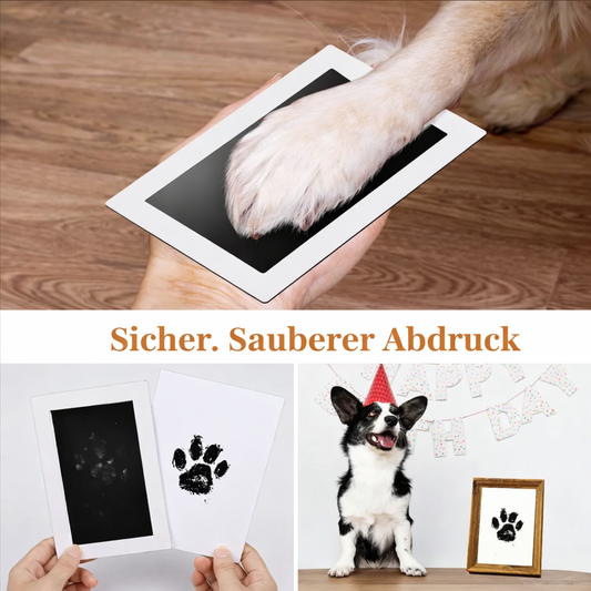 Pfotenabdruck Set ohne Tinte