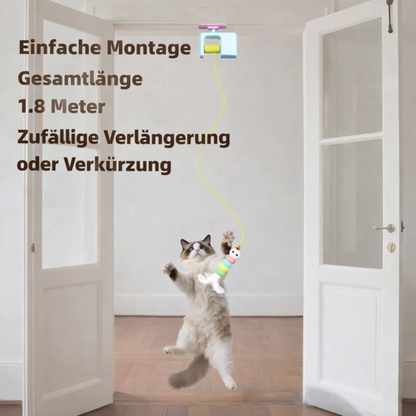 Elektrisches Katzen Türspielzeug mit Vogel