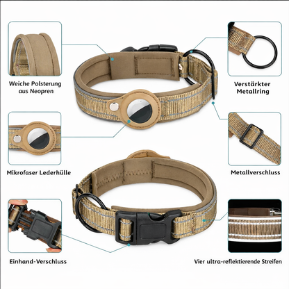 Hundehalsband mit AirTag Halter